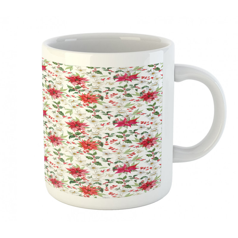 Grande tasse à café aquarelle