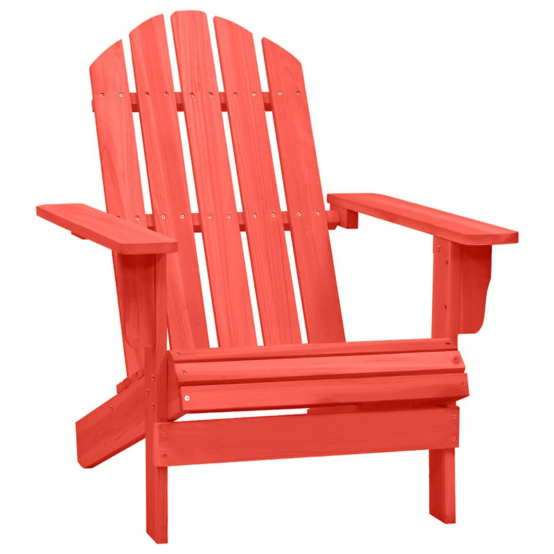 Chaise de jardin Adirondack, Rouge
