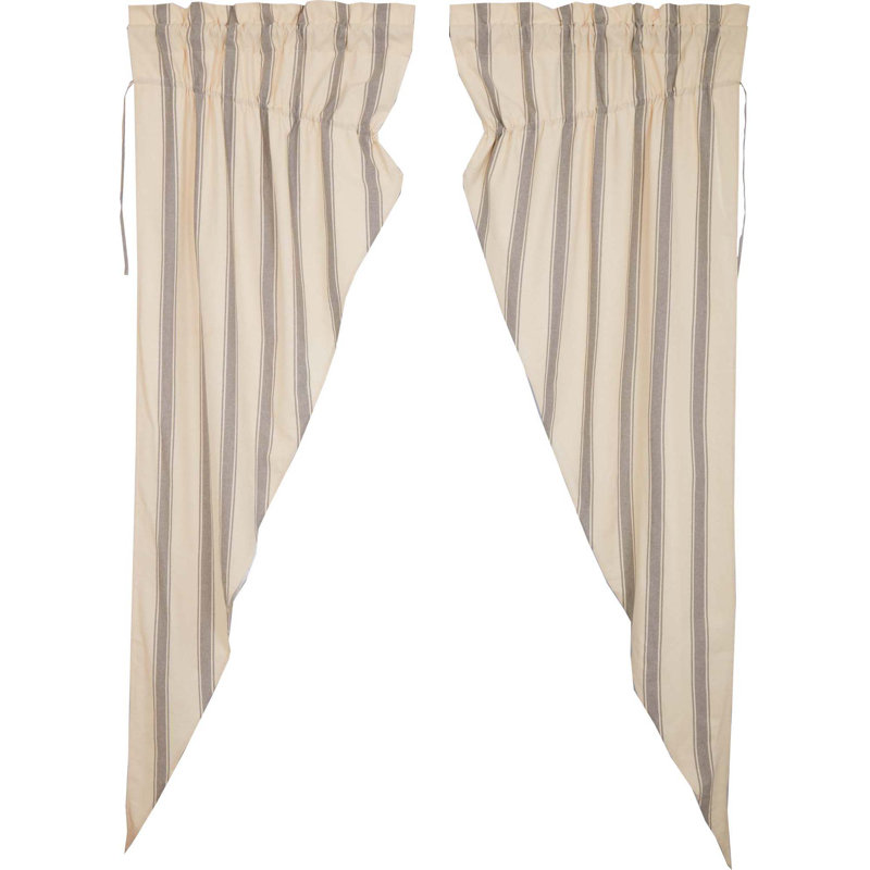 Deidre 100% Cotton Room Darkening Curtain Pair, 36" W x 84" L