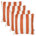 Terracotta/White Striped
