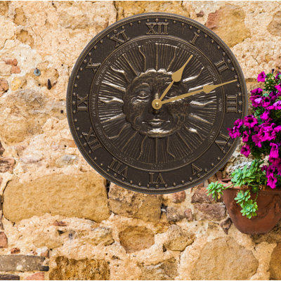 Horloge murale 12 po Sunface