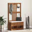 Hall Tree SANDNES 87X40x159.5Cm Solid Wood Pine-1819761800