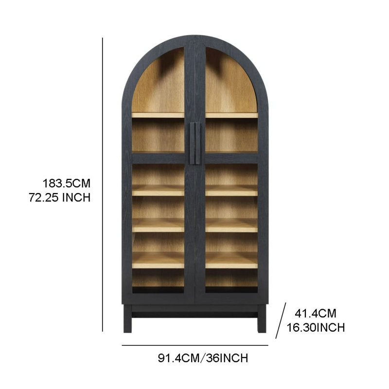 Armoire arquée