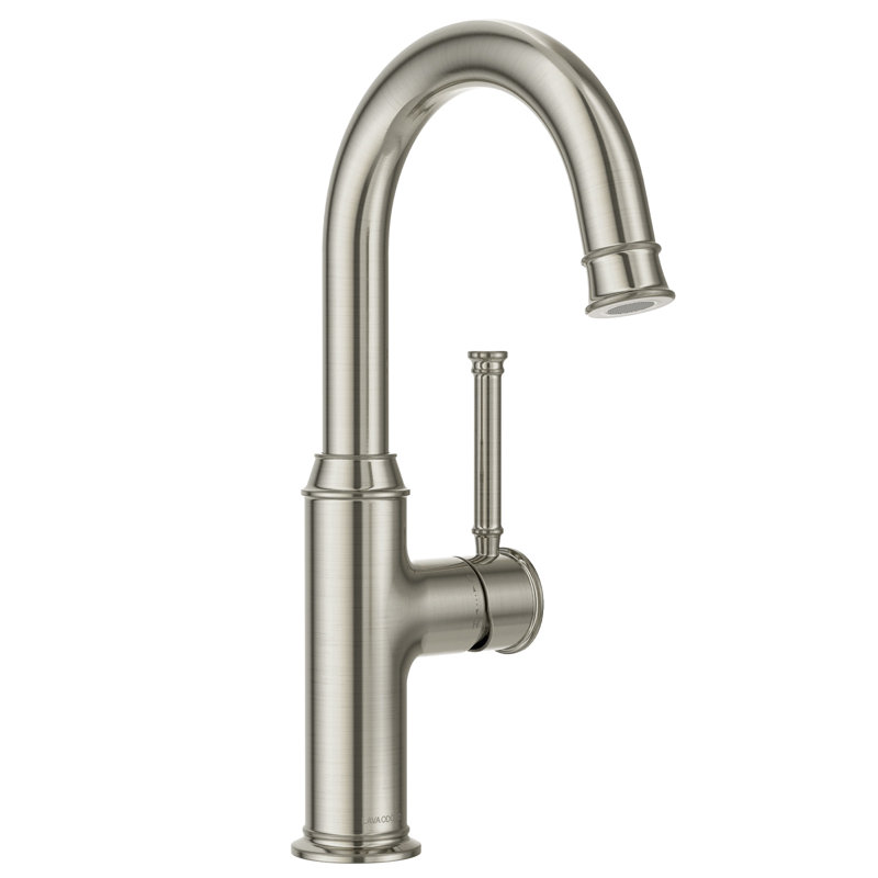 Single Handle Kitchen Bar Faucet, Brushed Nickel