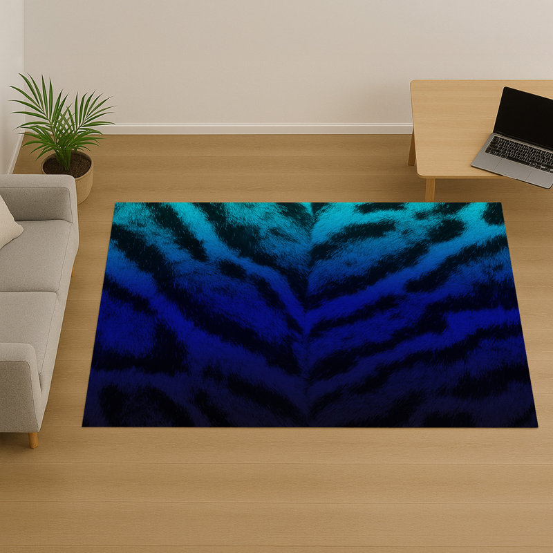 Abstract Area Rug, Rectangle 140 x 200 cm