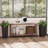 23" Tall Planter Set Of 2 For Indoor/ Outdoor Use Large Self-watering Plant Pot-1296182017