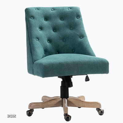 Chaise de bureau moderne avec dossier capitonné