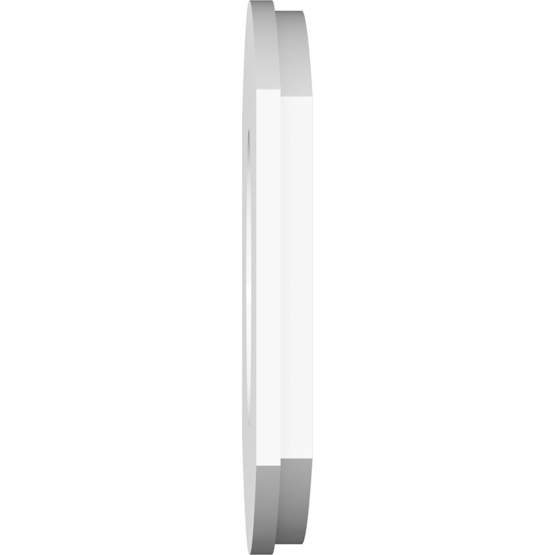 Médaillon de plafond contemporain en PVC de qualité architecturale Kailey, H 1 po x l 14 po x P 9,375 po