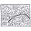 Paris Map Wool Throw