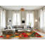 Tapis botanique brun lavable à la machine-298323710