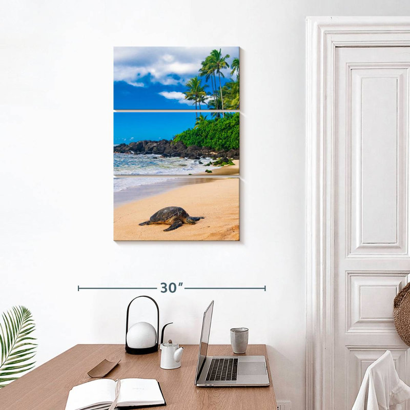 Tortue de mer Brampt Honu, H 32 po x l 20 po