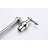 Wall Mounted Pot Filler In Brushed Nickel, Facilitates Filling, Double Handles For Precise Water Release, Exterior Mount Faucet Easy Flow Control, Corrosion And Fingerprint Surface, Quality Aerator