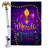 Double Sided 40'' H x 28'' W Polyester Mardi Gras Flag Set