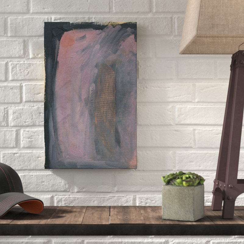 « abstract texture 1 », reproduction de peinture à l’acrylique sur toile tendue, H 24 po x l 16 po x P 2 po