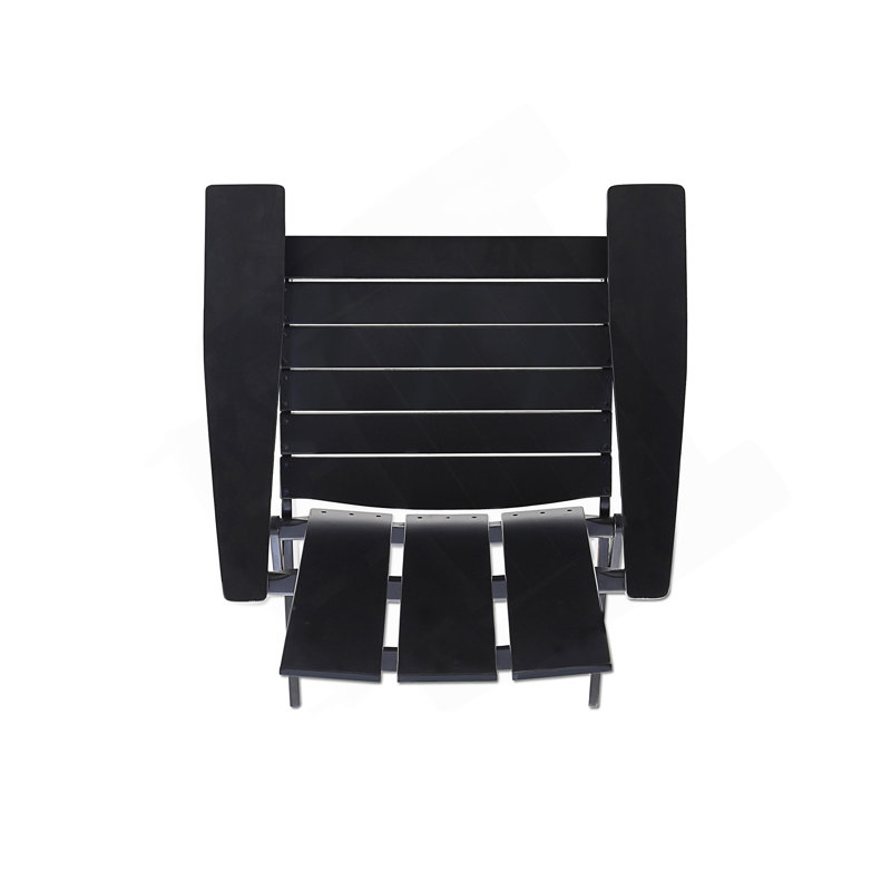 Chaise Adirondack pliable, Noir