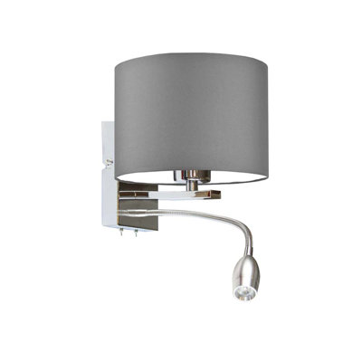 Audreigh Steel LED Armed Sconce