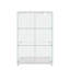 Vitrine moderne en verre avec lumières DEL - Vitrine en verre trempé pour objets de collection, livres et décor-1138191530-1138191528