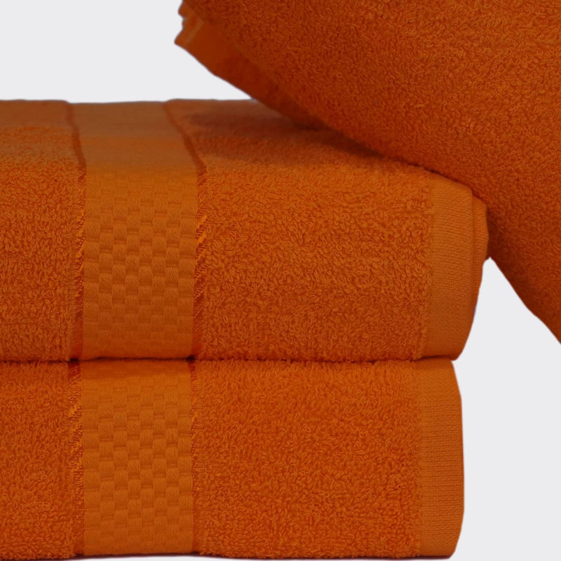Casabella Premium Large Bath Sheet 80x140cm, Orange