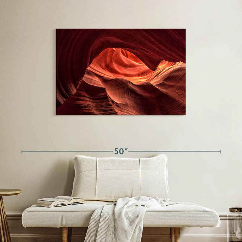 Alvord The Fish Lower Antelope Canyon, H 26 po x l 39 po