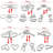 Brain Teaser Puzzle 20Pcs Unlock Interlock Game IQ Test Wooden Toy 3D Unlock Interlock Puzzle Magic Ball Brain Teaser Toy Puzzles For Adults