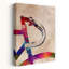 Vibrant, aquarelle, bicyclette, art mural contemporain-129474809