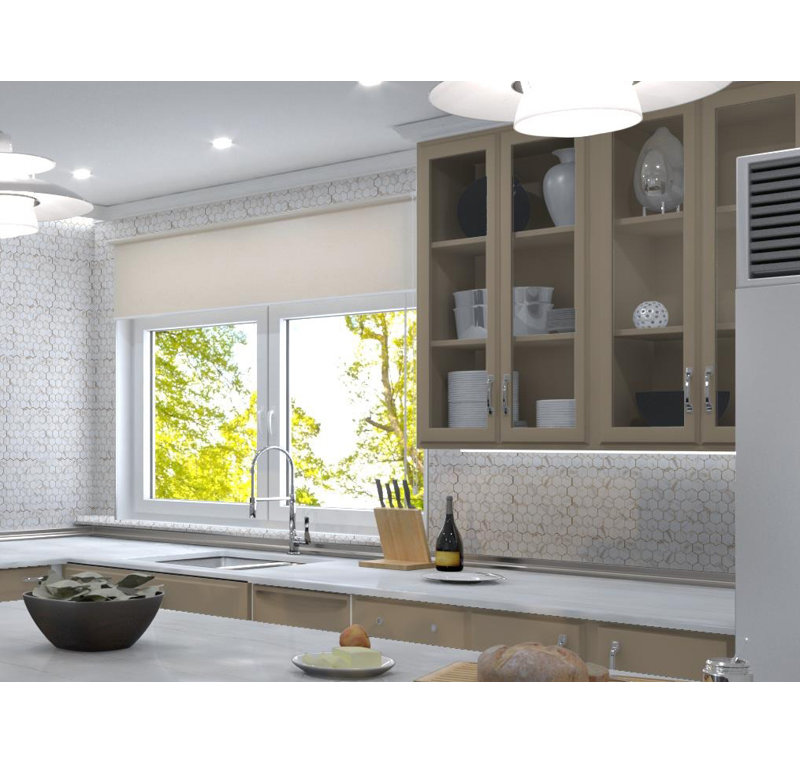 Sculpt 2" Glass Honeycomb Mosaic Wall & Floor Tile, Grecian