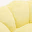 Fauteuil pour adulte jaune, style compression Lotus, en fausse fourrure hygiénique et anti-salissure, fond antidérapant, pour fauteuil de détente multi-scène de forme ergonomique, anneau de traction mobile, base,-130844329