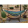 Vivere Holyoke Double Hammock with Solid Pine Arc Stand- Available in Sunbrella or Cotton
