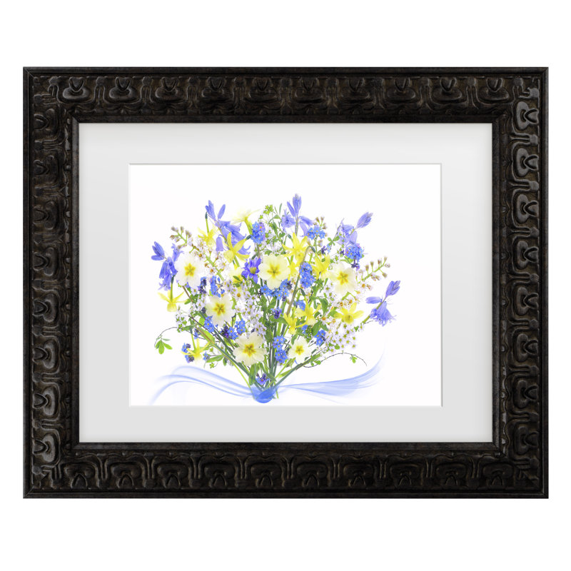 «Jacky Parker Spring Bouquet Matted», art encadré, H 14,5 po x l 17,5 po