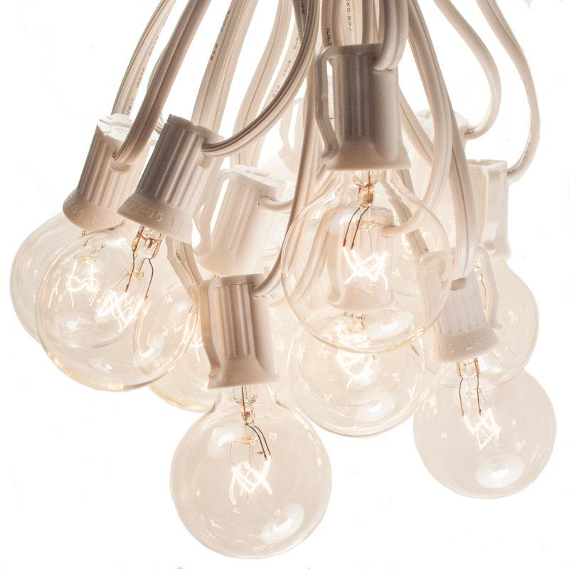 Henleaze Outdoor 25 - Bulb 25'' Plug-in Globe String Light, White
