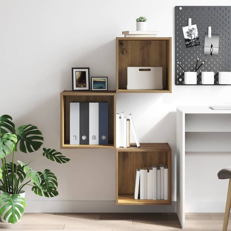 Wall Cabinet 37 X 37 X 37 Cm Engineered Wood, Artisan Oak