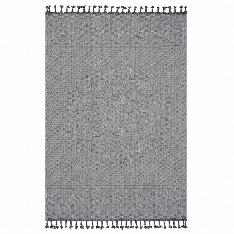 4' X 6' Medallion Indoor / Outdoor Area Rug, Rectangle 4' x 6'2"