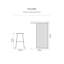 Tabouret de bar en bois massif Alberts-943440296-943440295
