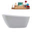 1501.1mm x 718.8mm Soaking Acrylic Bathtub