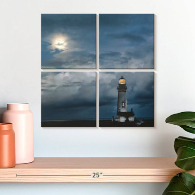 Phare d'Aletra au clair de lune