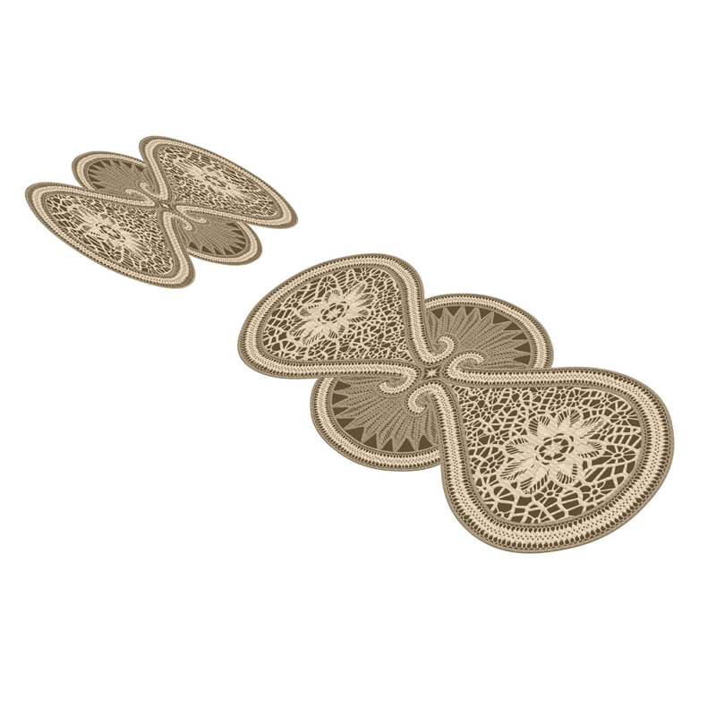 Luxurious Bathmat Set (2 Pieces), Cream Color, 19.7 x 23.6 inches & 23.6 x 39.4 inches | 100% Polyester, 1300 g/m², 0.4 in Pile Height | Non-Slip Underside, Antibacterial, Machine Washable, Perfect for Bathroom Comfort