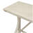 Farmhouse 3-Piece Counter Height Dining Set with USB Port and Upholstered Stools, Milky White Finish-51436936