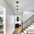 Tinslie Glass LED Semi Flush Mount