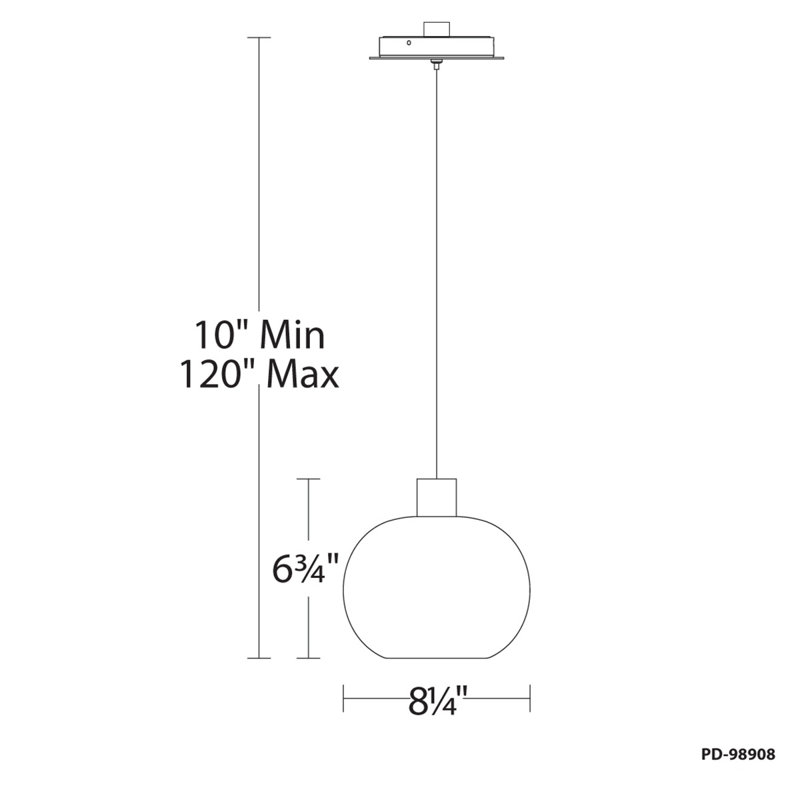 Crater 1 - Light LED Pendant