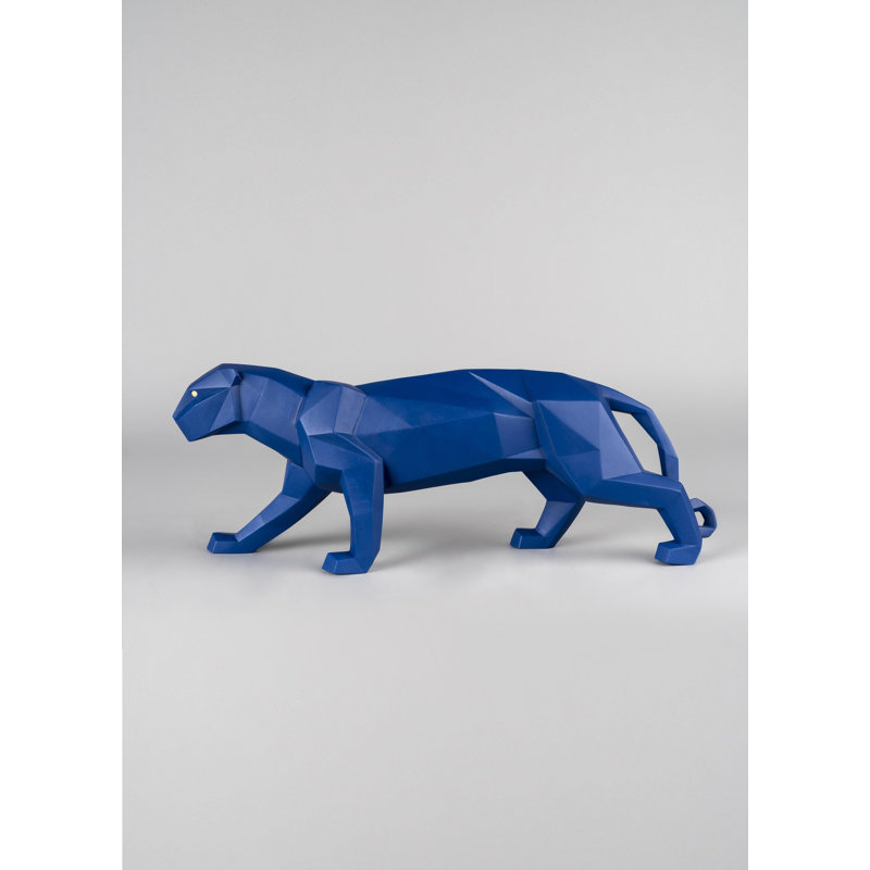 Figurine Origami Panther, Bleu