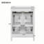 Ensemble de meuble-lavabo 24 po avec lavabo en céramique, meuble-lavabo peu encombrant - l 24 po x P 18 po x H 34 po, 2 portes à fermeture en douceur