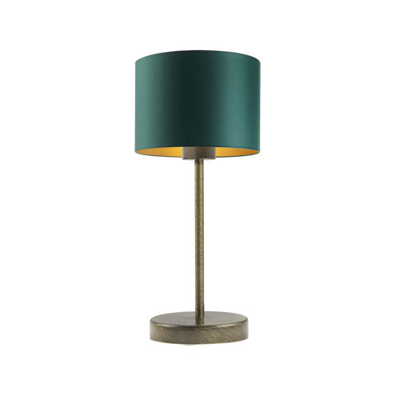 Arseny Metal Table Lamp, Gold, Green