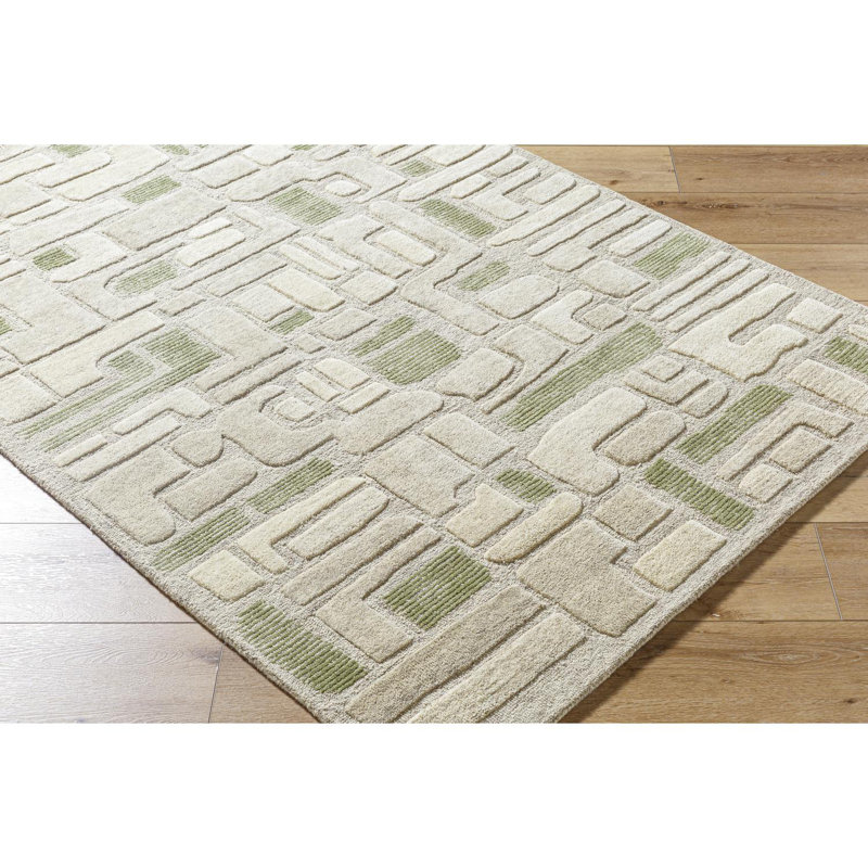 Liborius Handmade Indoor Rug, Rectangle 8' x 10'