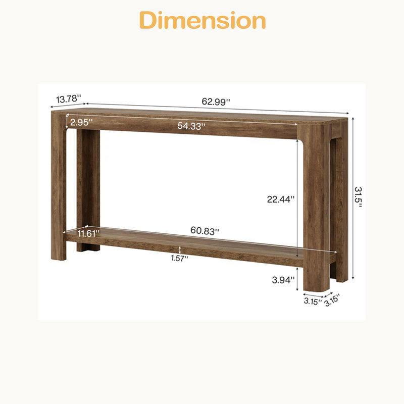 Compact Entrance Table,Natural Style Console Table,Sofa Table