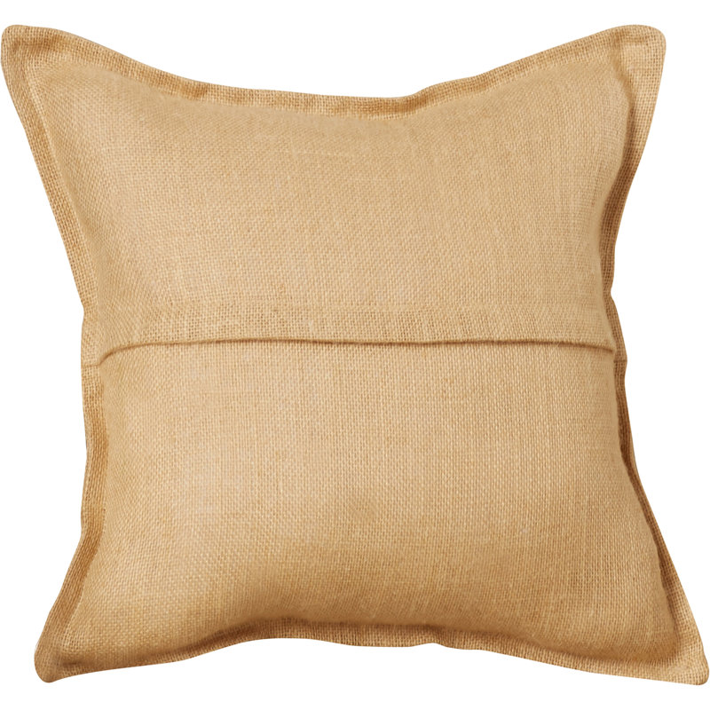 Jute / Sisal Reversible Throw Pillow