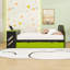 Lit de jour double avec couchette simple, port USB et bureau intelligent-1676083338