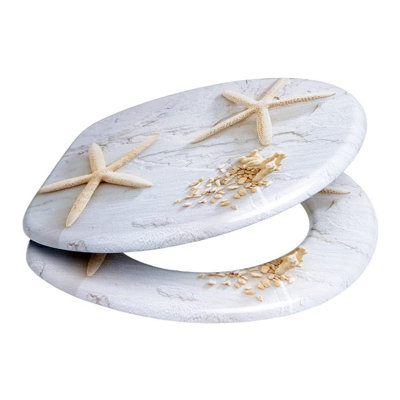 Elongated Toilet Seat and Lid