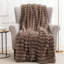 Jeté en fausse fourrure Plutus Luxe-111104578-111104575