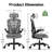 Office Chair Ergonomic Desk Chair - Mesh Computer Chair Breathable Task Chair With Wheels-1321616510-1321616511