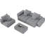 Canapé modulaire surdimensionné moderne avec coussins moelleux et combinaison de bricolage, aucun assemblage requis-1177466945